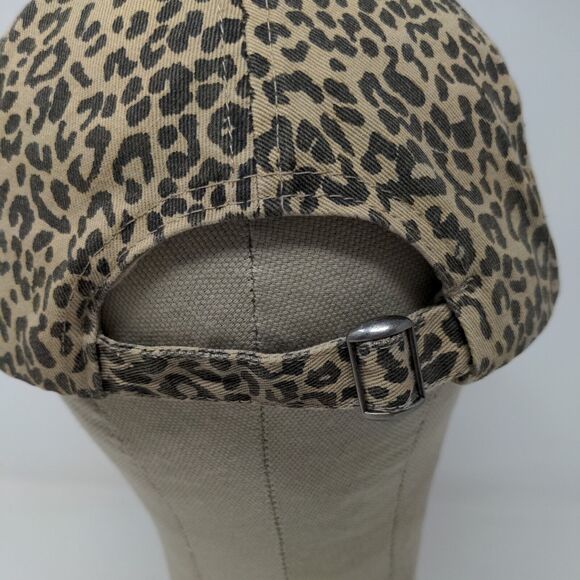 David and Young Womens Dog Mom Slideback Hat Leopard Print OSFM Embroidered - Picture 8 of 11